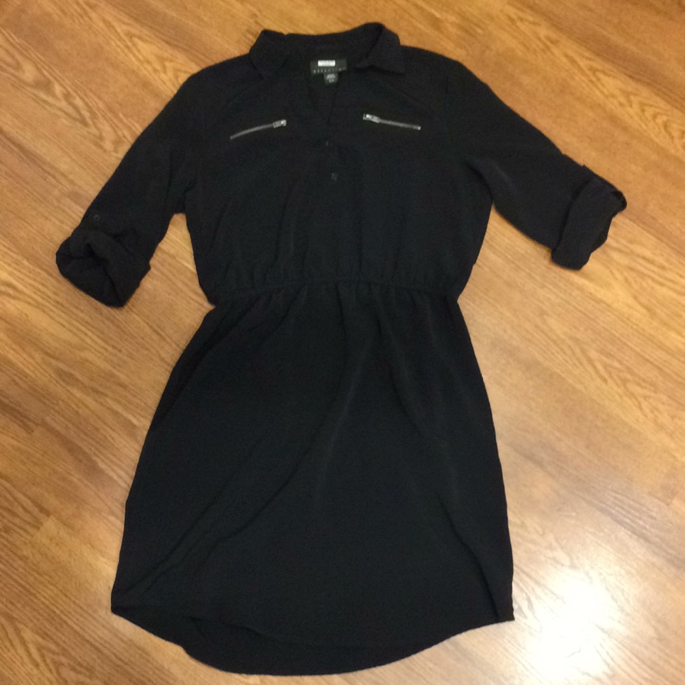 Black Shirtdress